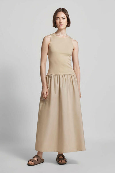 Vestido Midi Georgina Nude.