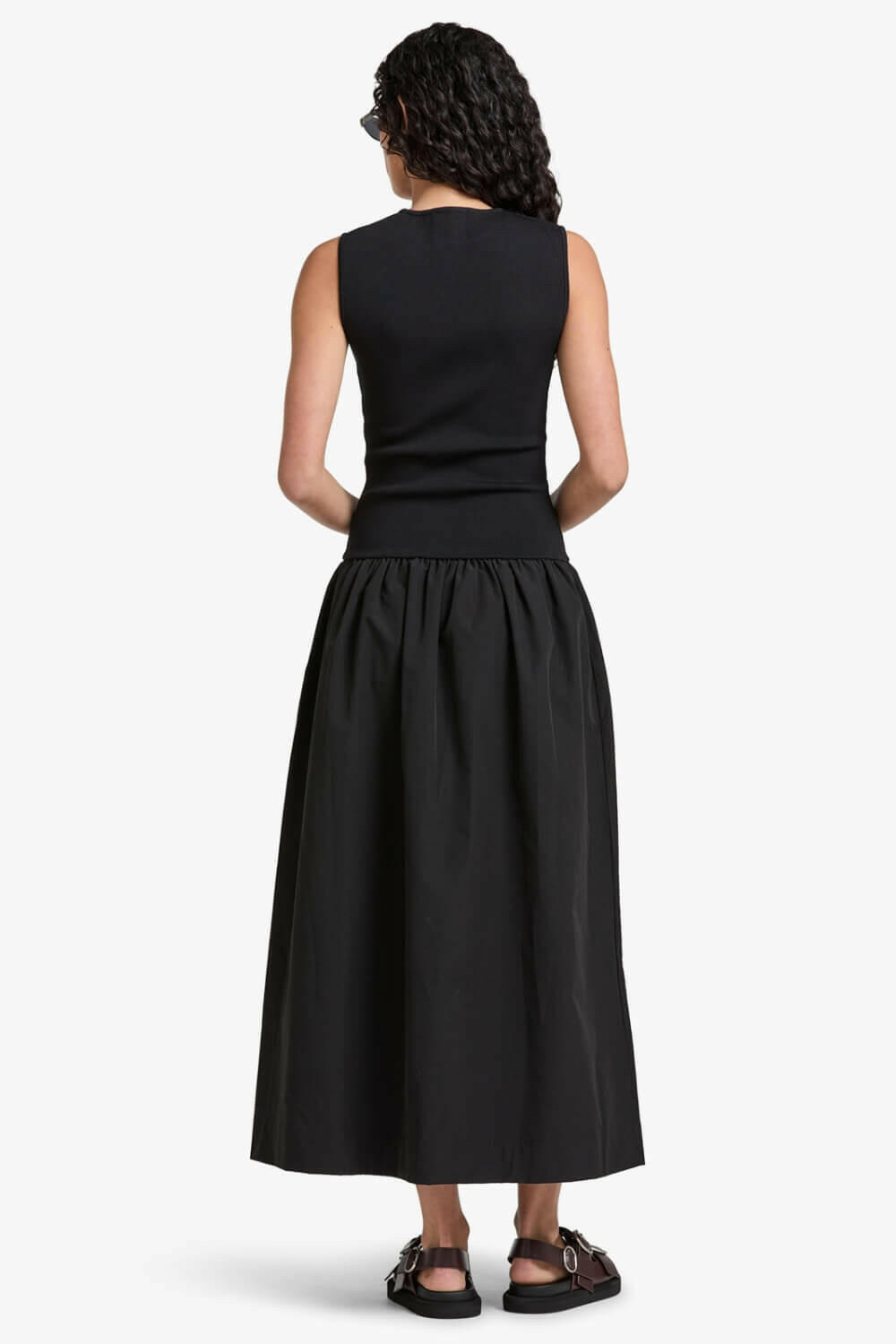 Vestido Midi Georgina Negro.