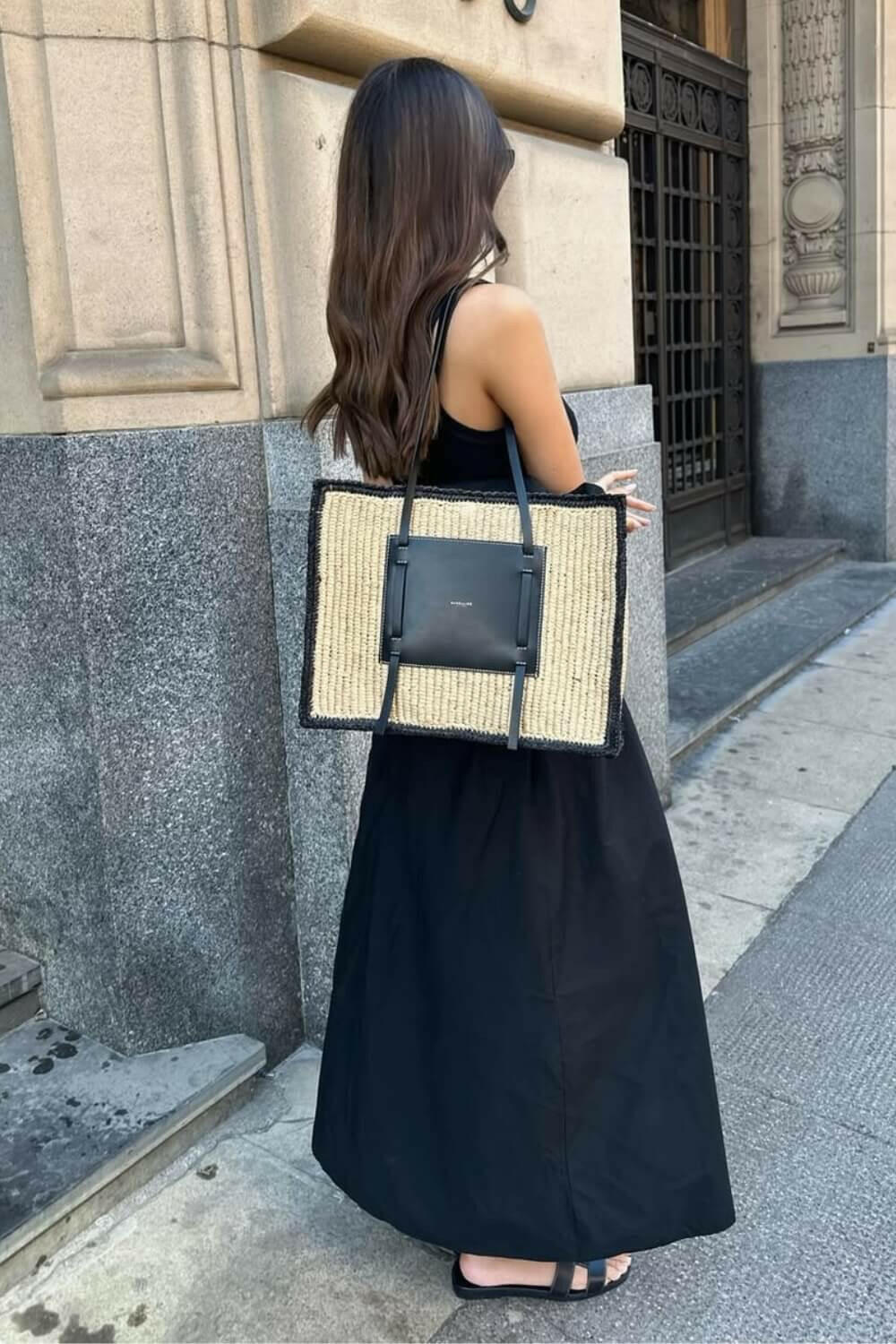 Vestido Midi Georgina Negro.