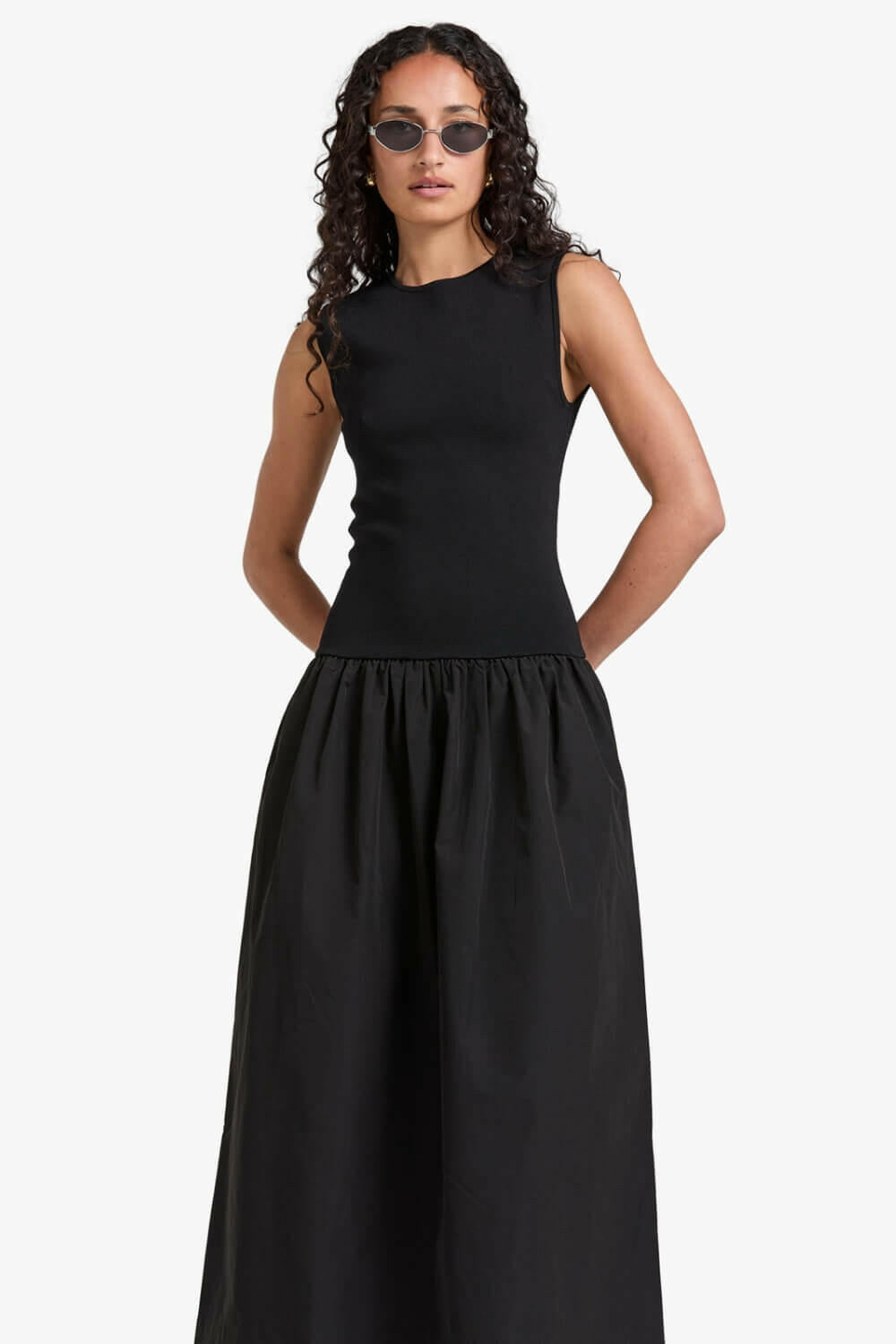 Vestido Midi Georgina Negro.