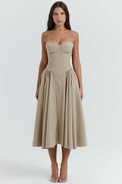 Vestido Midi Moldeador Tina.