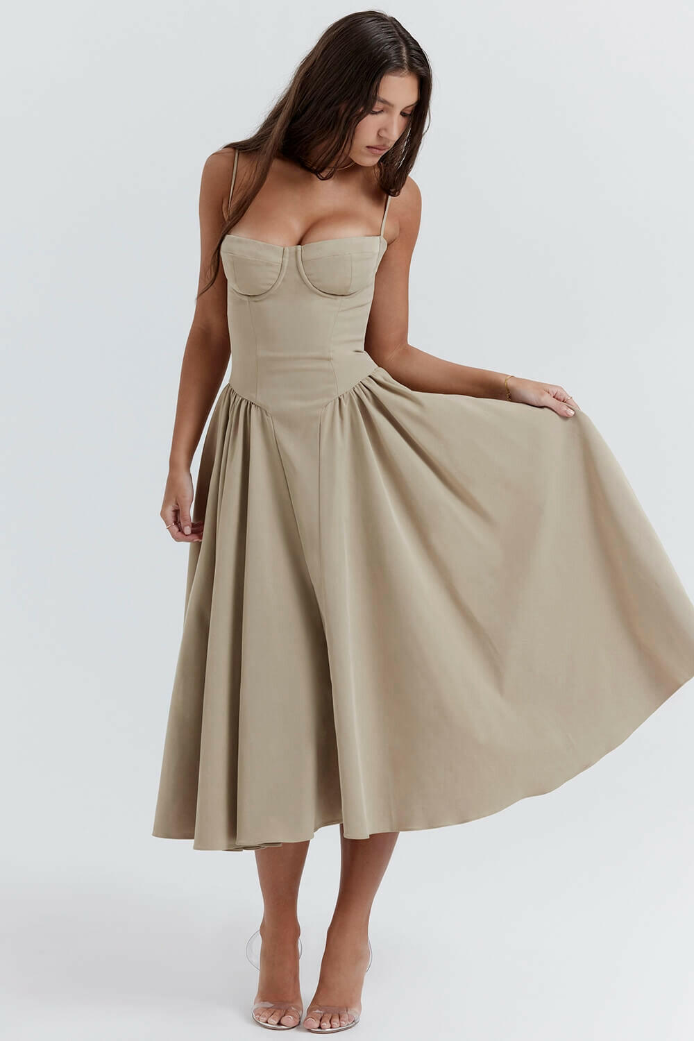 Vestido Midi Moldeador Tina.