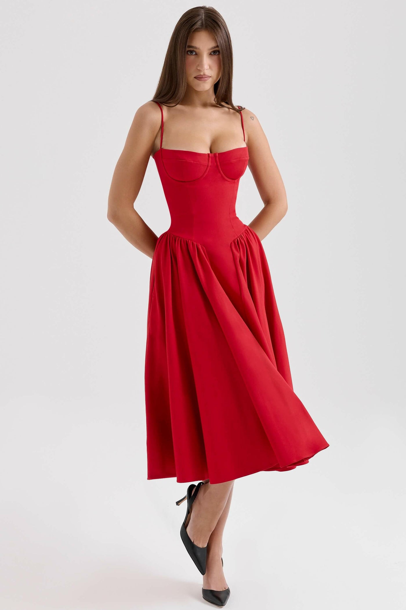 Vestido Midi Moldeador Tina.