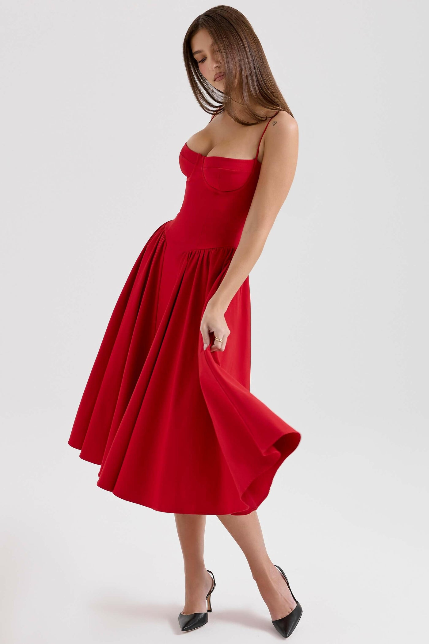 Vestido Midi Moldeador Tina.