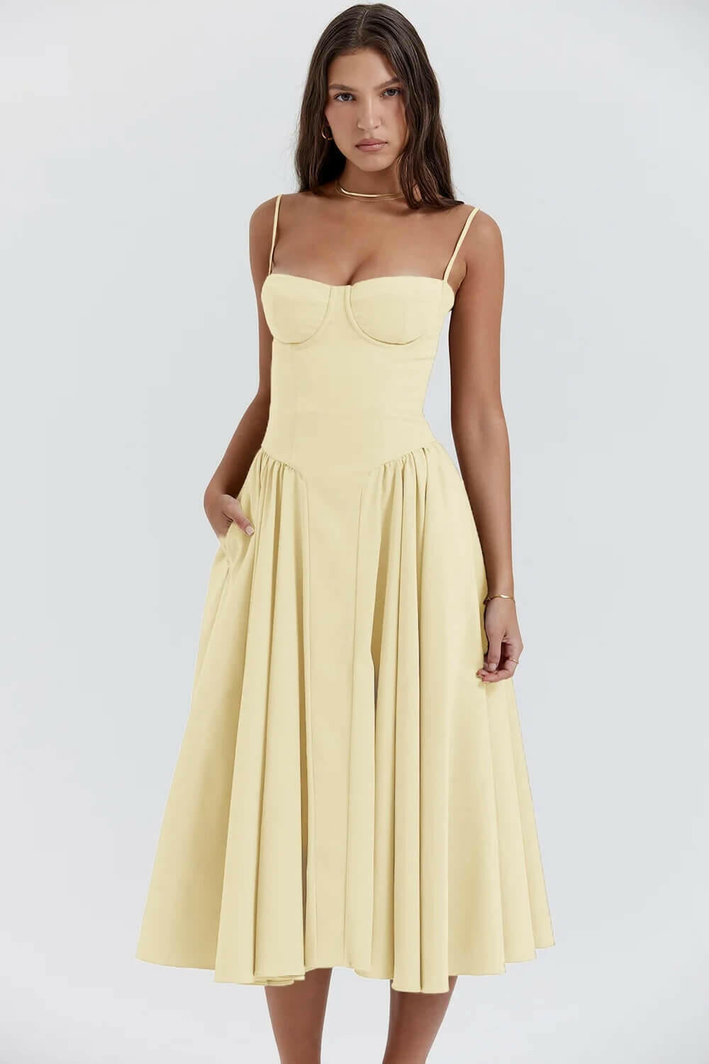 Vestido Midi Moldeador Tina.