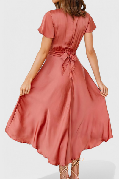 Franzi Vestido Elegante con Escote en V.